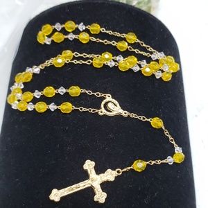 New citrine colored rosary